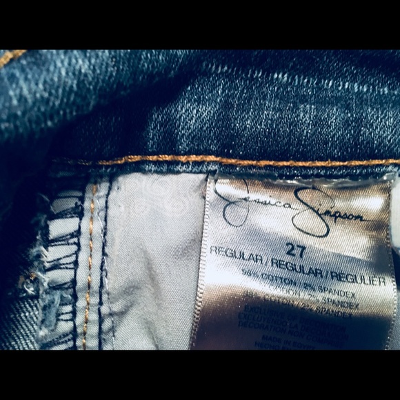 Jessica Simpson Sunset Boot Leg jeans 👖 sz 27 R - Picture 7 of 8